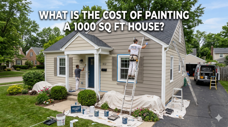 Cost of Painting a 1000 sq ft House?
